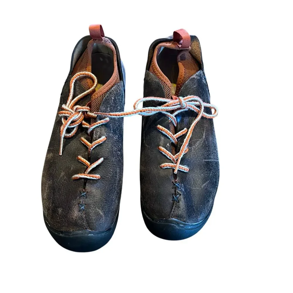 Keen Brown Leather Climbing Shoes Size 8
